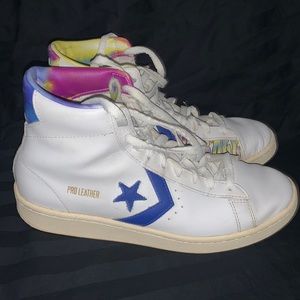Women’s 10 CONVERSE ALL STAR PEACE LOVE BASKETBALL HI-TOPS SHOES Men’s 8.5